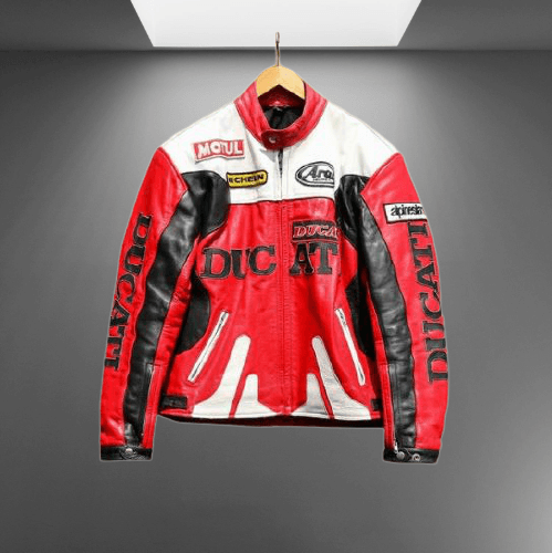 Custom leather racing discount jackets