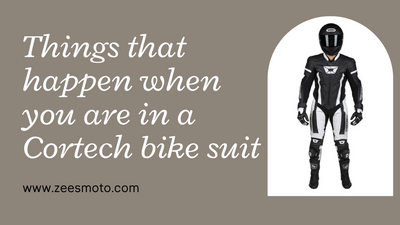 Things that happen when you are in a Cortech bike suit