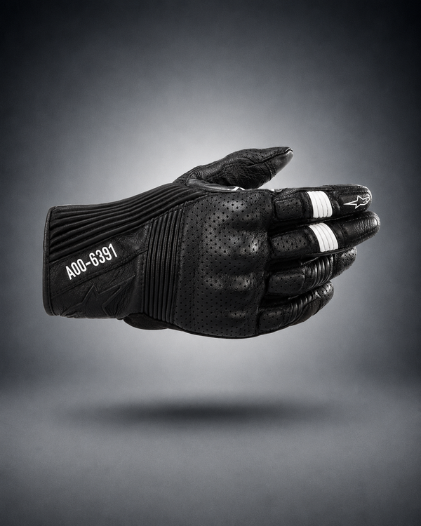 Gants de moto en cuir personnalisés