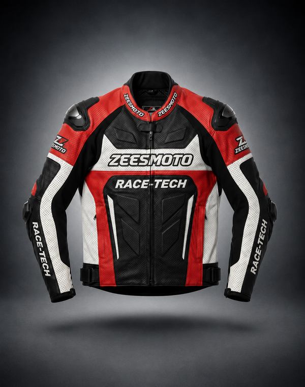Collection de blousons de course en cuir