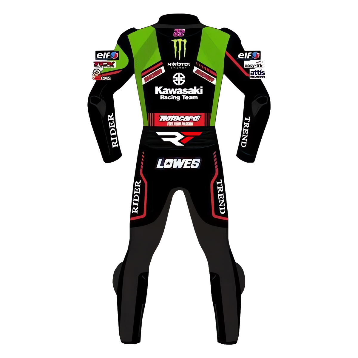 Kawasaki Alex Lowes WSBK 2021 Motorcycle Suit