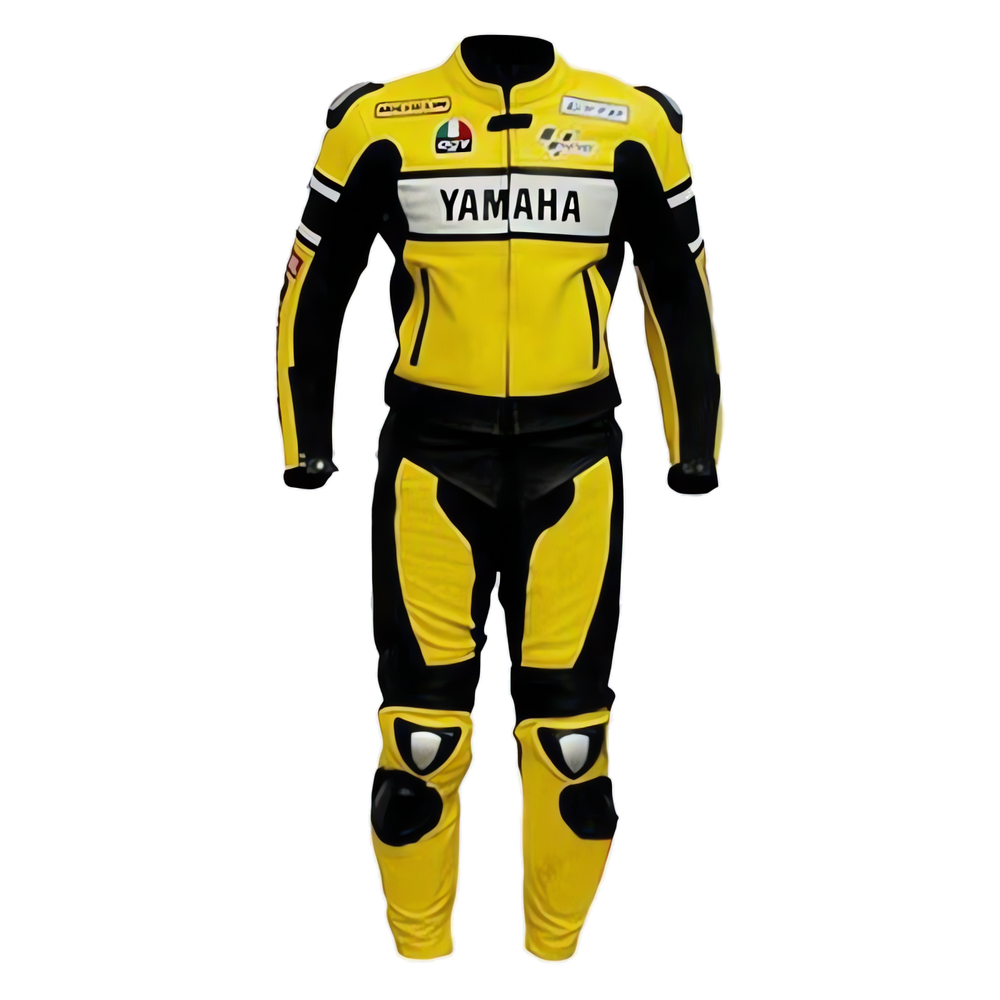 Yamaha Yellow Motorcycle Racing Suit