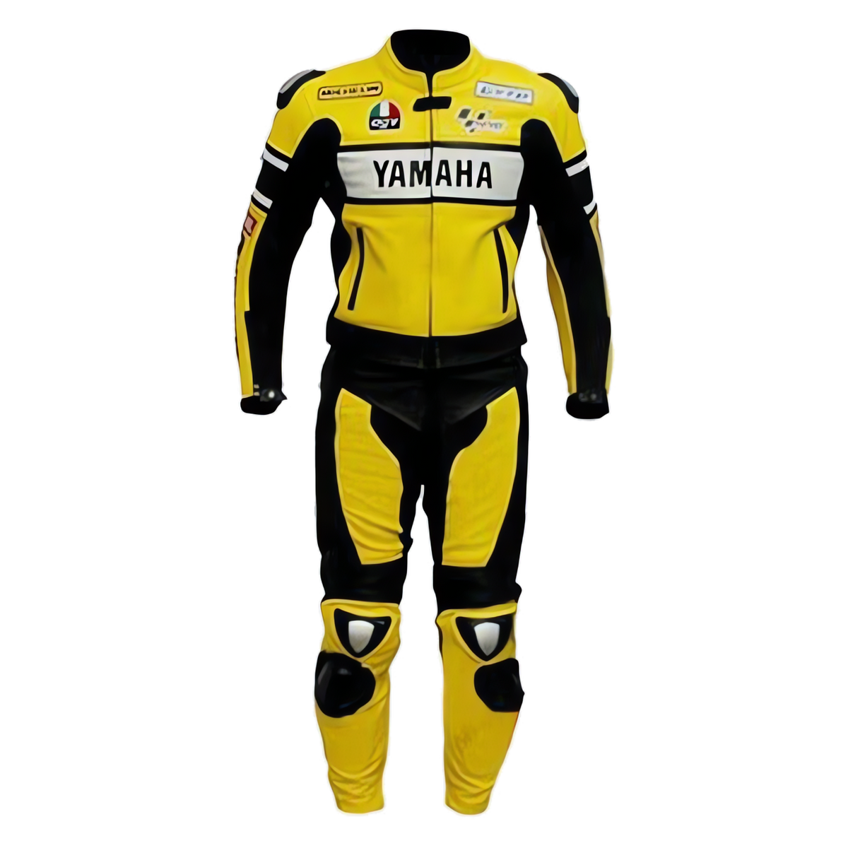 Yamaha Yellow Motorcycle Racing Suit