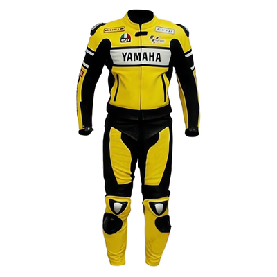 Yamaha Yellow Motorcycle Racing Suit