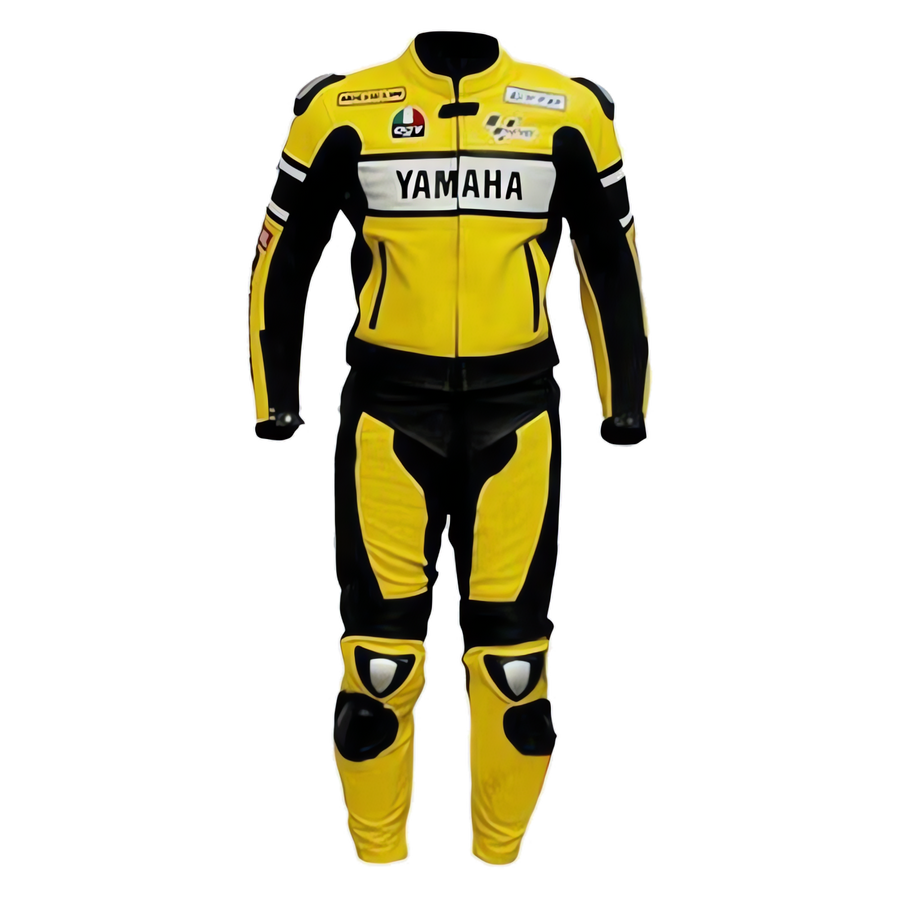 Yamaha Yellow Motorcycle Racing Suit