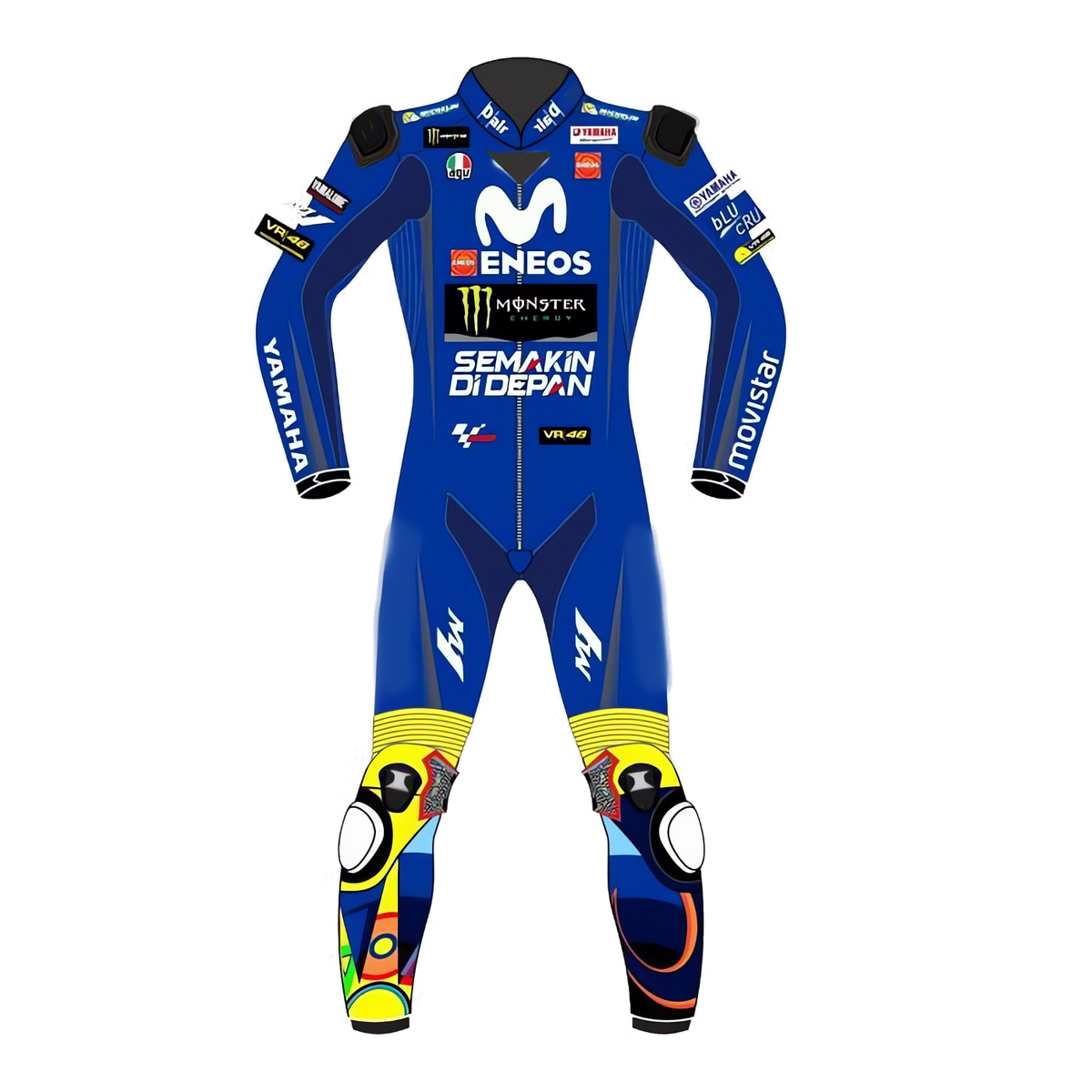 Yamaha Valentino Rossi 2018 MotoGP Motorcycle Suit