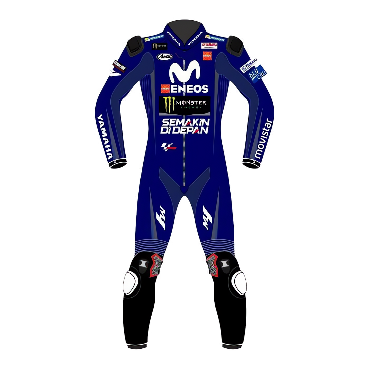Yamaha Maverick Vinales MotoGP 2018 Motorcycle Suit