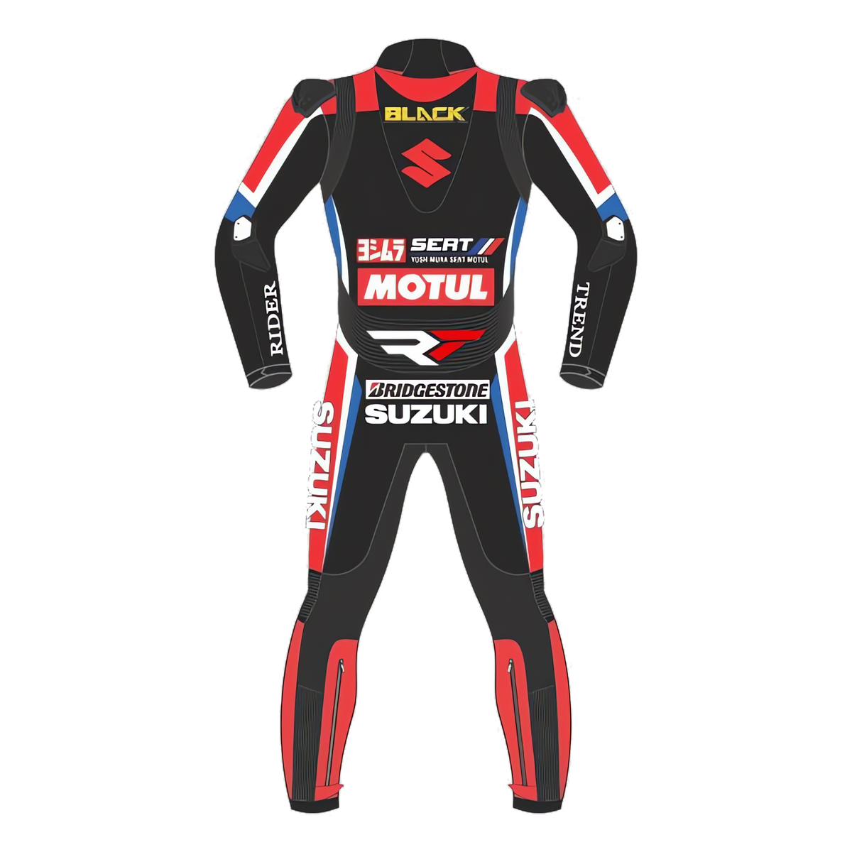 Suzuki Gregg Black 2021 Motorcycle Suit