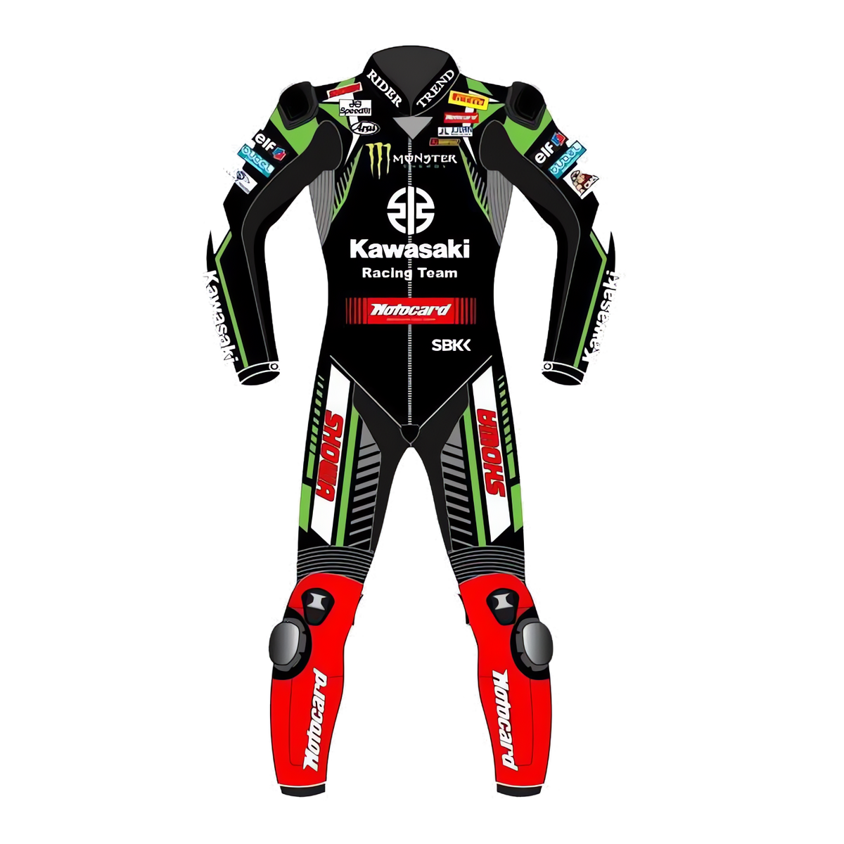 Kawasaki Leon Haslam WSBK 2019 Motorcycle Suit
