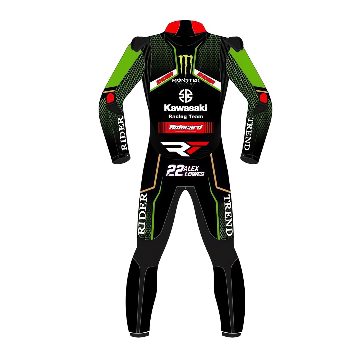Kawasaki Alex Lowes WSBK 2020 Motorcycle Suit