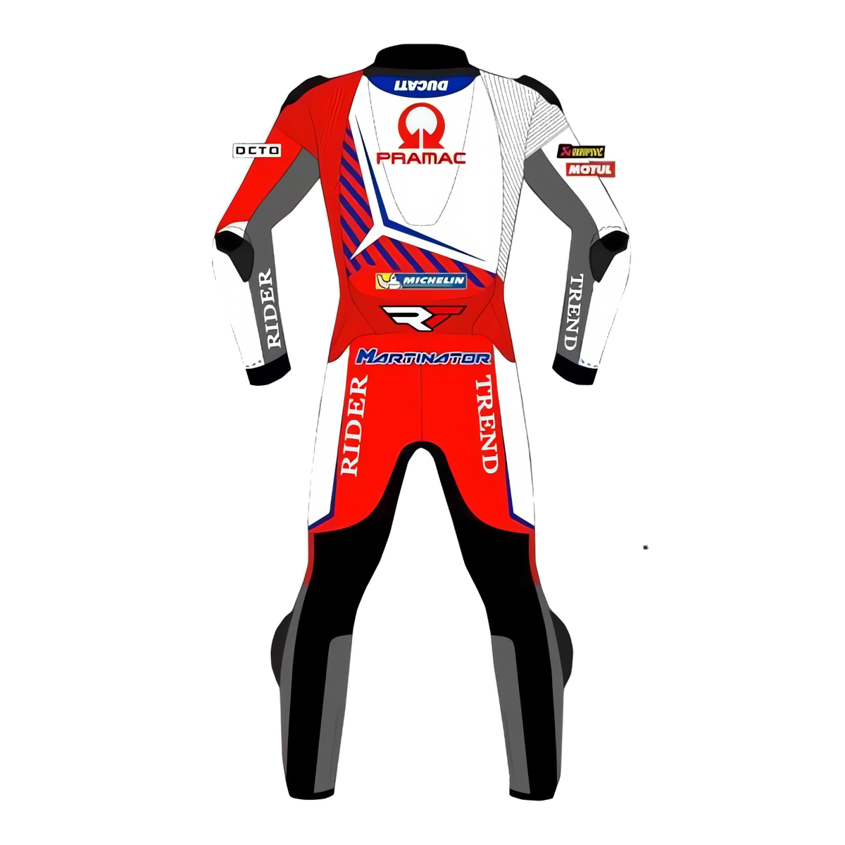 Ducati Pramac 2021 Jorge Martin Motorcycle Suit