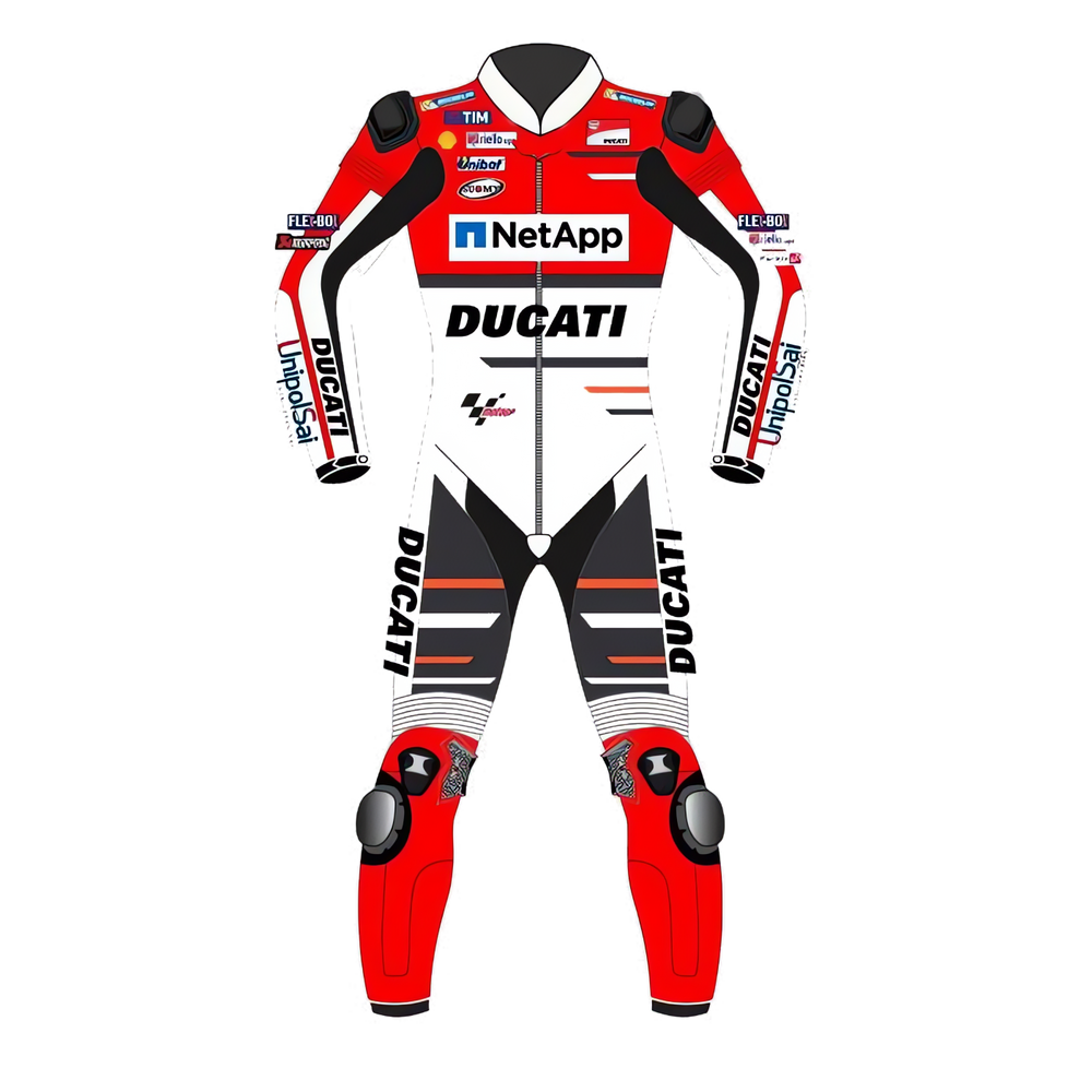 Ducati Andrea Dovizioso Moto GP 2018 Motorcycle Racing Suit