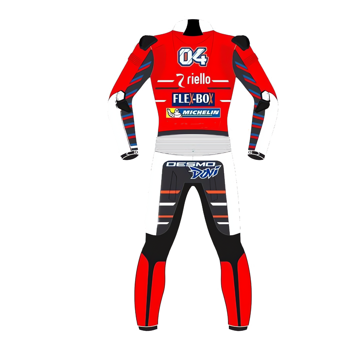 Ducati Andrea Dovizioso Moto GP 2018 Motorcycle Racing Suit