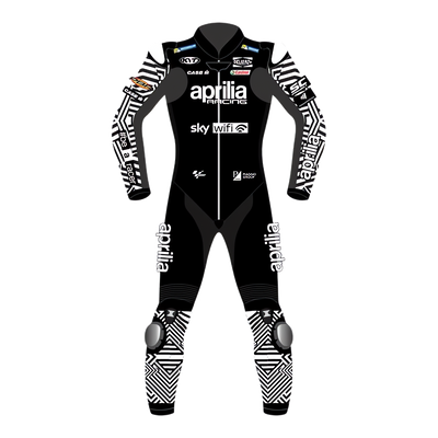 Aprilia Aleix Espargaro Black Motorcycle Racing Suit