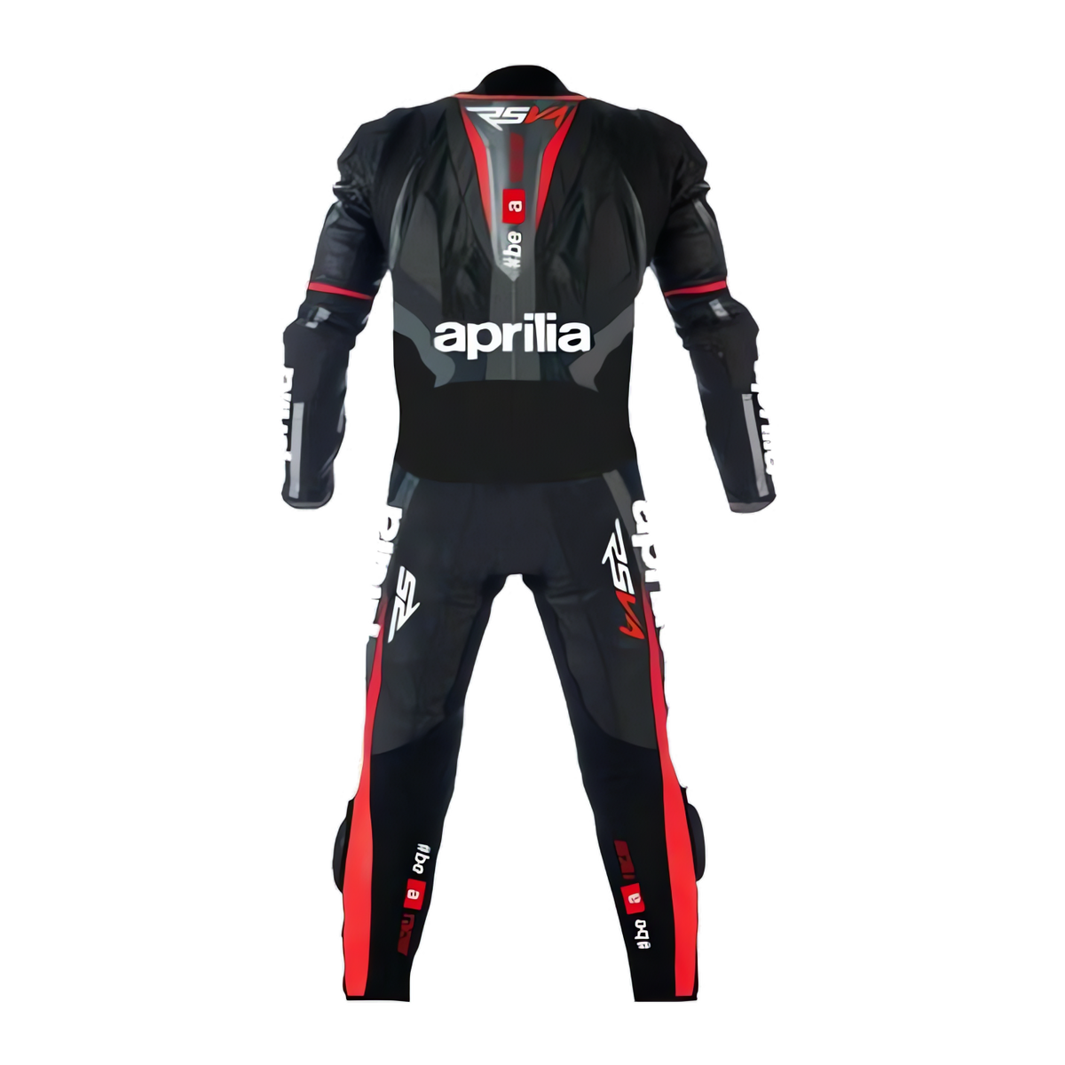 Aprilia Black RSV4 Motorcycle Racing Suit
