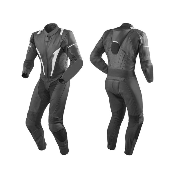 ZEESMOTO Corsa-Redline Leather Motorcycle Suit