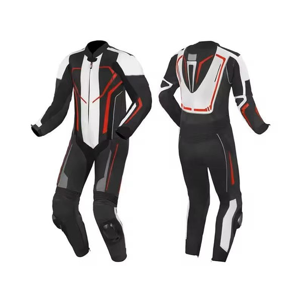 ZEESMOTO Apex-Ignite Leather Motorcycle Suit