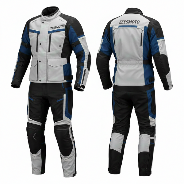 ZEESMOTO Apex-GT Adventure Textile Motorcycle Suit - CE Armored