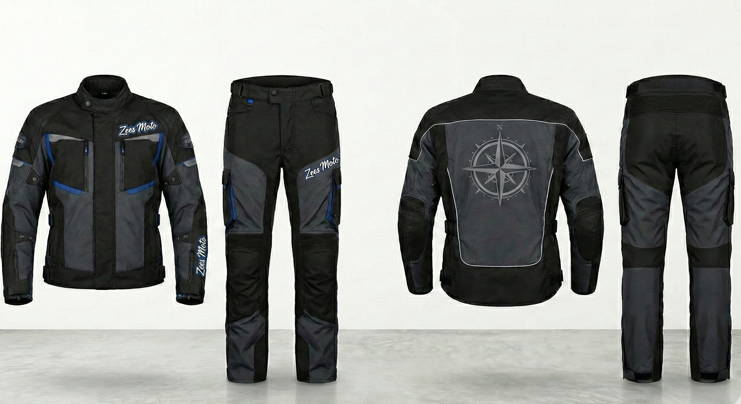 Azimuth Adventure Textile Motorcycle Suit - Zees Moto