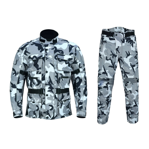 ZEESMOTO Camo-Sub Textile Motorcycle Suit - CE Armored