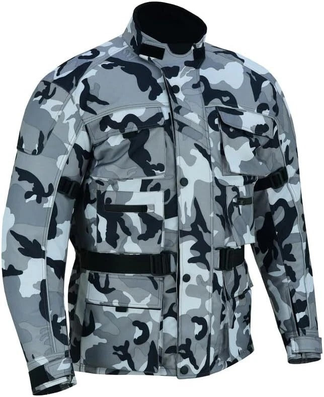 Camo-Sub Textile Motorcycle Suit Jacket - Zees Moto