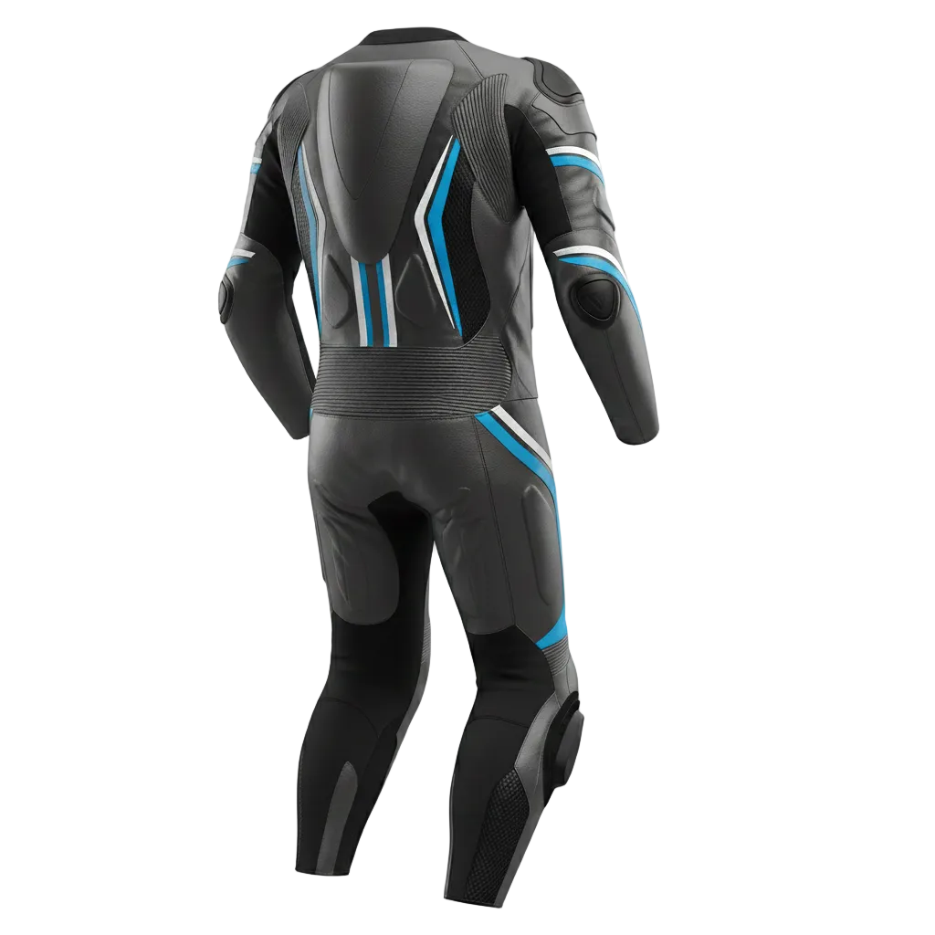 Combinaison de moto en cuir Night-Strike de ZEESMOTO