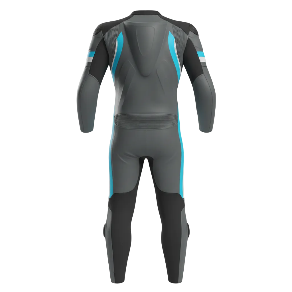 ZEESMOTO Glacier-Pulse Leather Motorcycle Suit