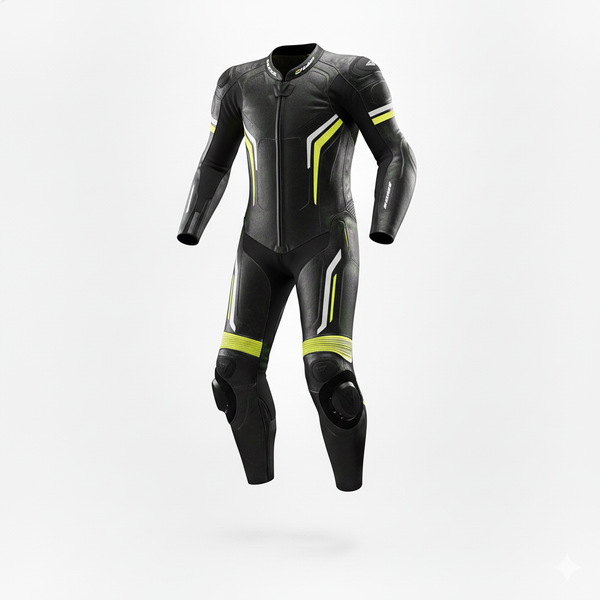 ZEESMOTO Night-Pulse Leather Motorcycle Suit