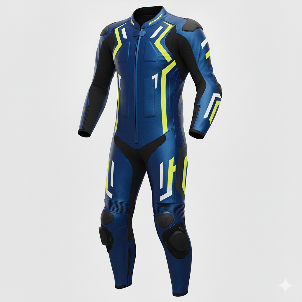 ZEESMOTO Electro-Surge Leather Motorcycle Suit