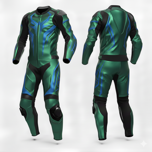 ZEESMOTO Toxic-Mantis Leather Motorcycle Suit