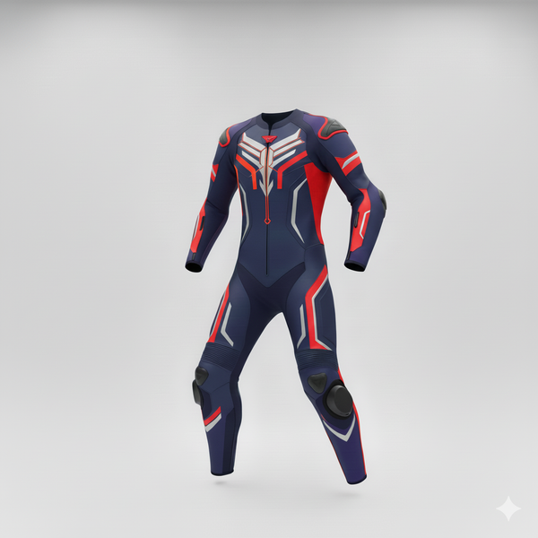 ZEESMOTO Patriot-RR Leather Motorcycle Suit