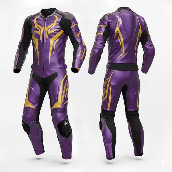 ZEESMOTO Nebula-Fang Leather Motorcycle Suit