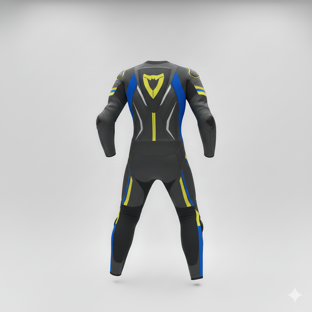 ZEESMOTO Titanium-Apex Leather Motorcycle Suit