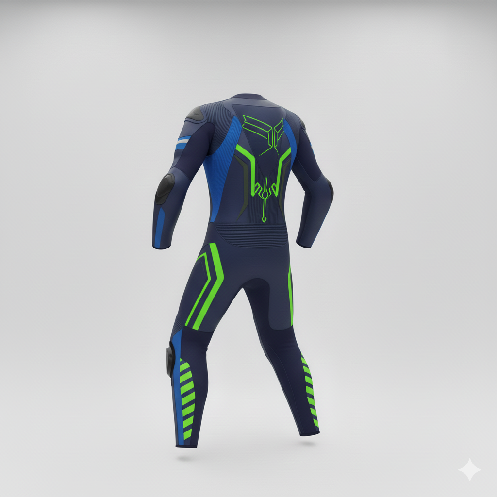 Combinaison Moto Cuir ZEESMOTO Cyber-Strike