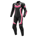 ZEESMOTO Phantom-Rose Leather Motorcycle Suit