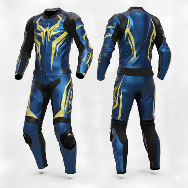 ZEESMOTO Magma-Spider Leather Motorcycle Suit