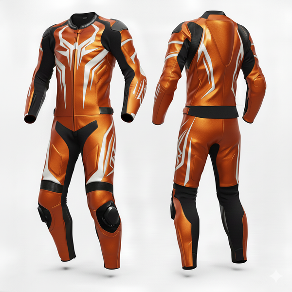 ZEESMOTO Magma-Scarab Leather Motorcycle Suit