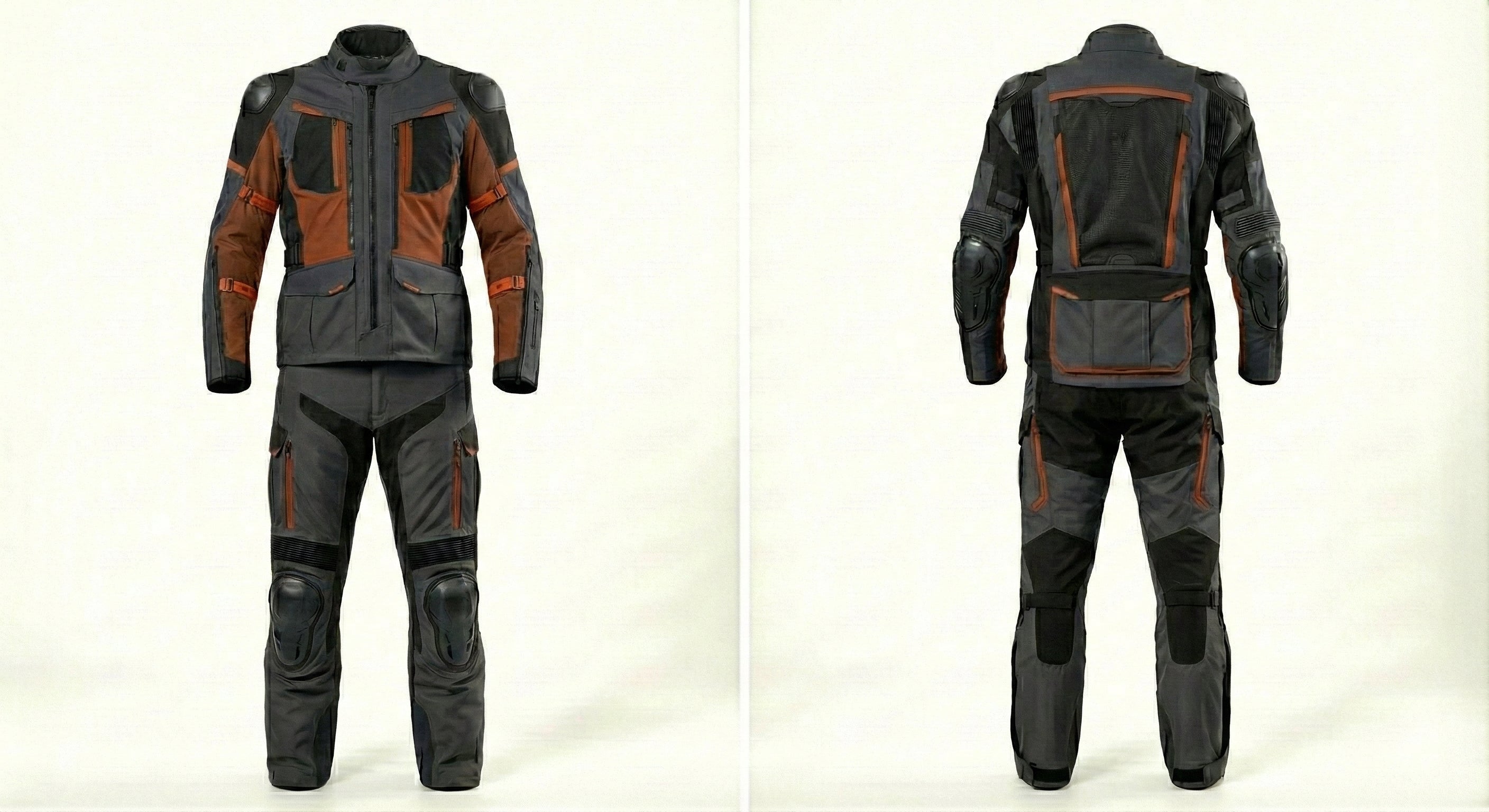 Graphite Horizon Adventure Textile Motorcycle Suit - Zees Moto