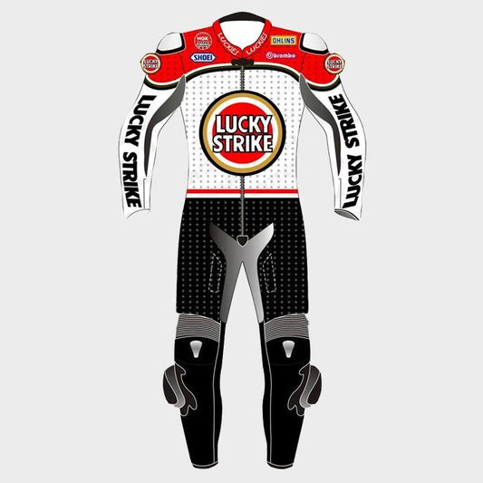 Customized Lucky Strike Motorcycle Racing Suit - ZEES MOTO