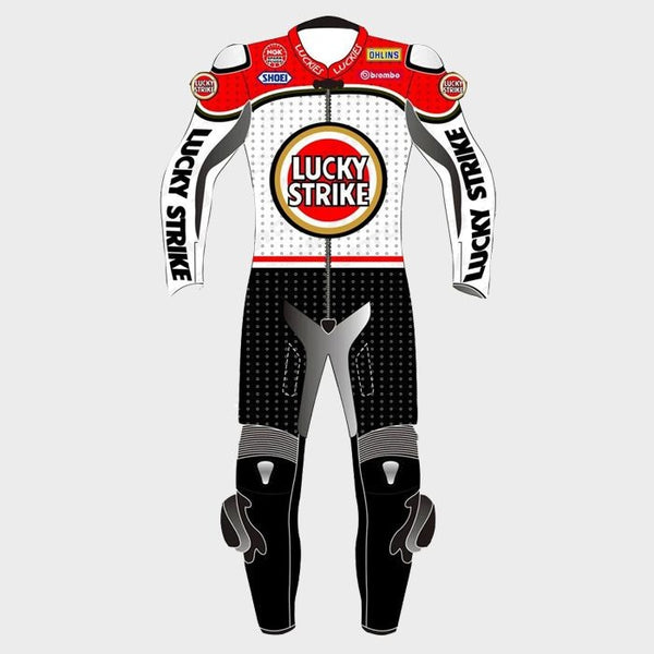 Customized Lucky Strike Motorcycle Racing Suit