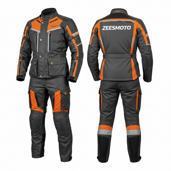 ZEESMOTO Magma-Trek Adventure Textile Motorcycle Suit - CE Armored
