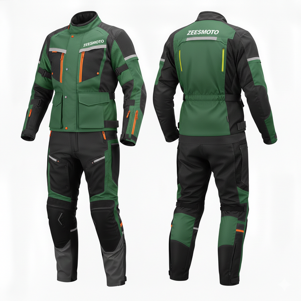 ZEESMOTO Ranger-XP Adventure Textile Motorcycle Suit - CE Armored