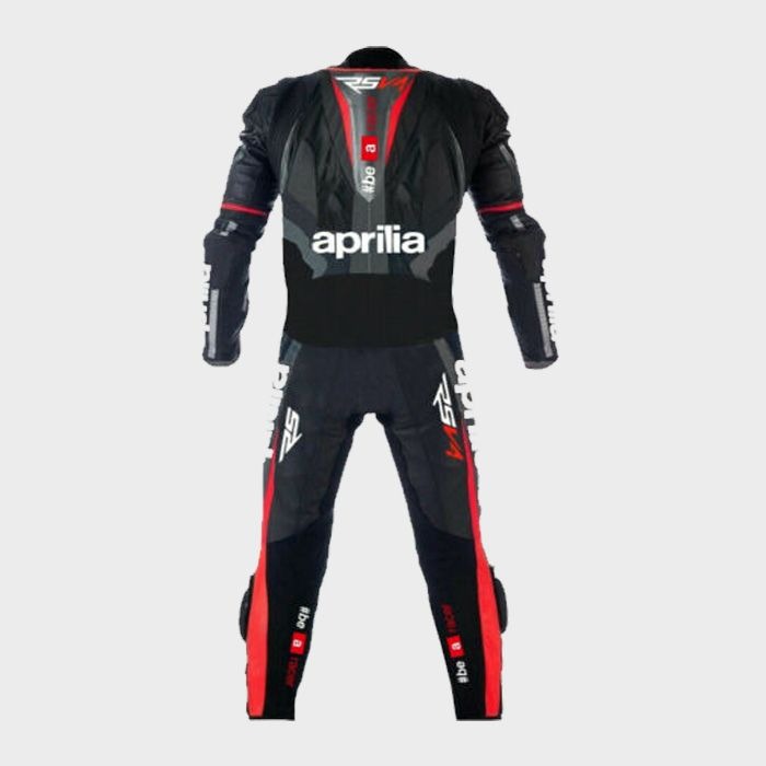 Aprilia Black RSV4 Motorcycle Racing Suit - ZEES MOTO