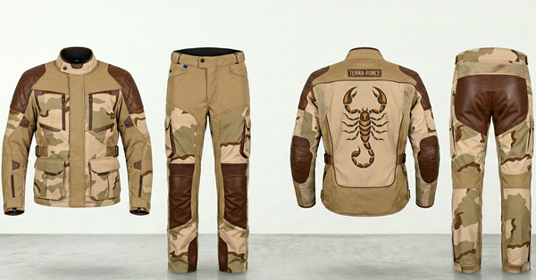 ZEESMOTO Terra-Stinger Adventure Textile Motorcycle Suit - CE Armored