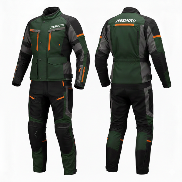 ZEESMOTO Terra-X Adventure Textile Motorcycle Suit - CE Armored
