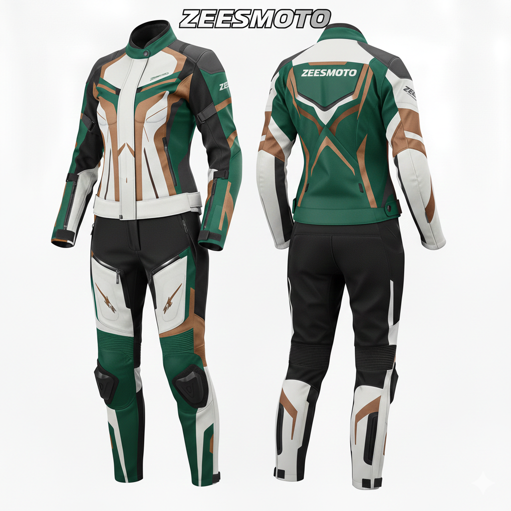 Womens Alpine-Trek Textile Motorcycle Suit - Zees Moto