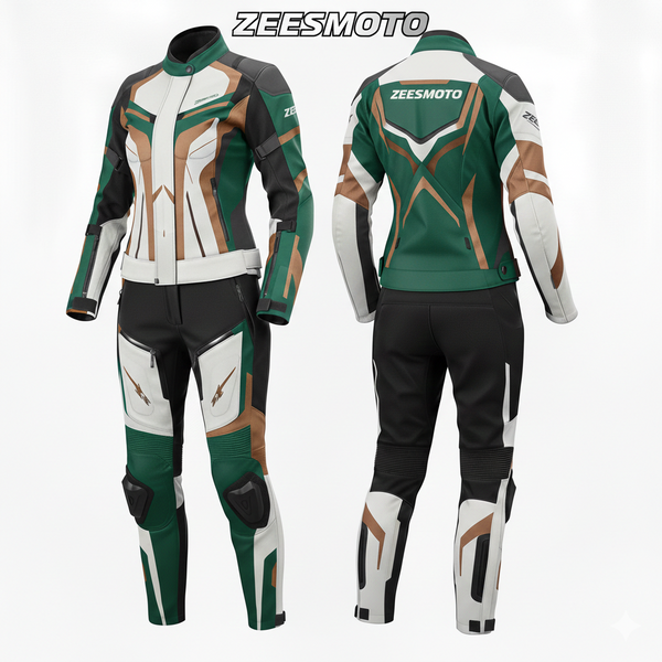 ZEESMOTO Womens Alpine-Trek Textile Motorcycle Suit - CE Armored