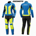 Womens Cobalt-Surge Textile Motorcycle Suit - Zees Moto