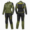 Womens Forest-Edge Textile Motorcycle Suit - Zees Moto