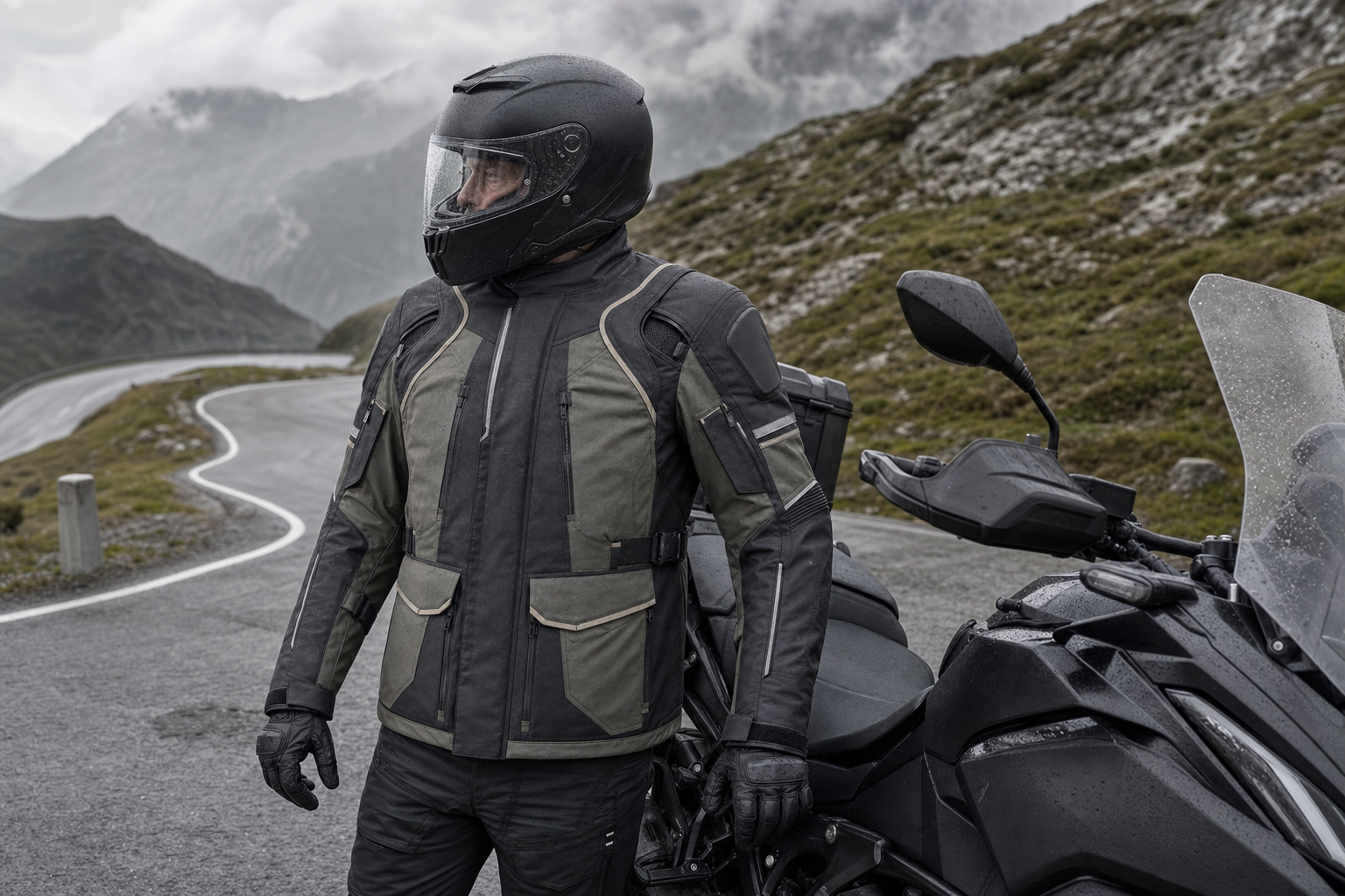 Aegis Horizon All-Season Motorcycle Jacket lifestyle